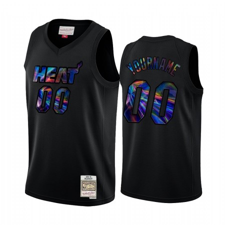 Herren NBA Miami Heat Trikot  Benutzerdefinierte Iridescent HWC Collection Swingman